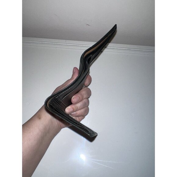 DOPP Trifold Black Leather Wallet - Picture 6 of 12